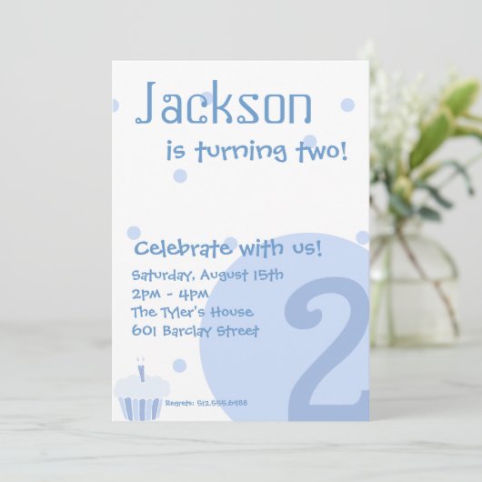 Invitation à la bulle bleue, 2e anniversaire (Debout devant)