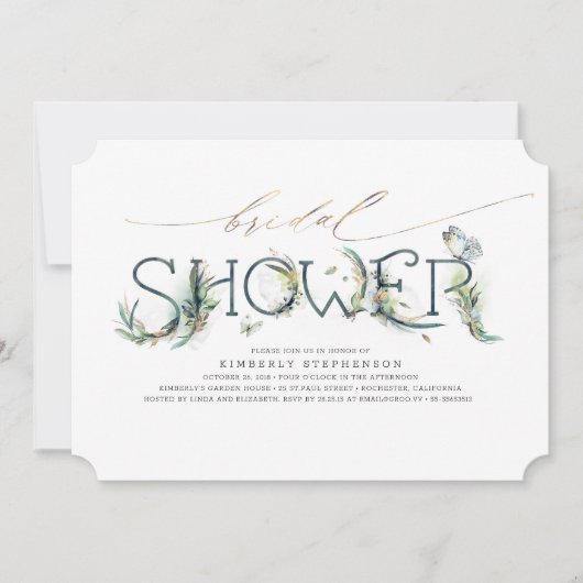 Invitation à la calligraphie d'or de la Fête de l' (Devant)