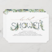 Invitation à la calligraphie d'or de la Fête de l' (Devant / Derrière)