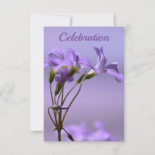 Invitation à la célébration (Devant)