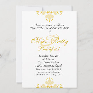 Invitation à la célébration d'anniversaire de mari