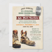 Invitation à la célébration de bienvenue militaire (Devant)