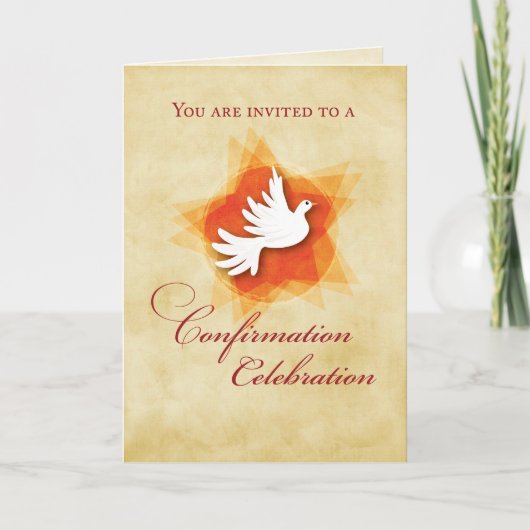 Invitation à la célébration de la confirmation (Devant)