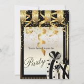 Invitation à la célébration de la fête en or et no (Devant)