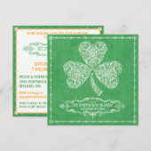 Invitation à la célébration de la Saint-Patrick (Devant / Derrière)