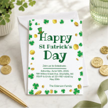 Invitation à la célébration de la Saint-Patrick