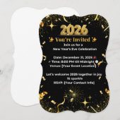 Invitation à la célébration de la Saint-Sylvestre (Devant / Derrière)