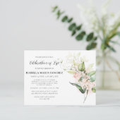 Invitation à la célébration de la vie avec rose ro (Debout devant)