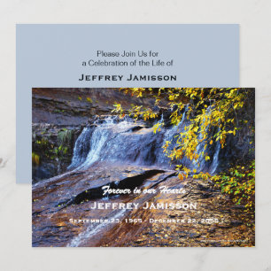 Invitation à la Célébration de la Vie Cascade d'Au