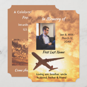 Invitation à la Célébration de la Vie Pilote d'Avi