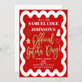 Invitation à la célébration de l'adoption de Noël (Devant / Derrière)