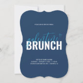 Invitation à la célébration de l'événement Bleu Ya (Devant)