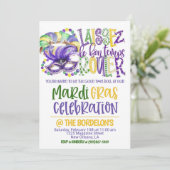 Invitation à la célébration de Mardi Gras (Debout devant)