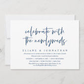Invitation à la célébration de mariage intime et d (Devant)