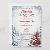 Invitation à la célébration de Noël (Devant)