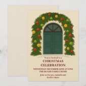 Invitation à la célébration de Noël (Devant / Derrière)