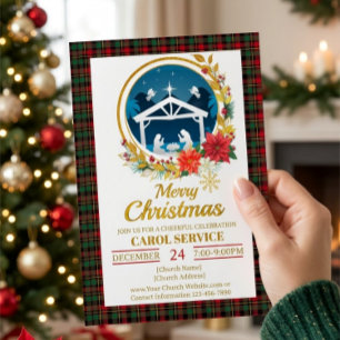 Invitation à la célébration de Noël de l'église de