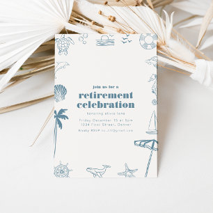 Invitation à la célébration de retraite sur le thè