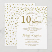 Invitation à la célébration du 10e anniversaire Go (Devant / Derrière)