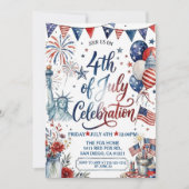 Invitation à la célébration du 14 juillet (Devant)