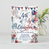 Invitation à la célébration du 14 juillet (Debout devant)