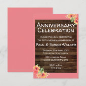 Invitation à la célébration du 40e anniversaire (Devant / Derrière)