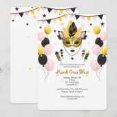 Invitation à la célébration du carnaval (Devant / Derrière)