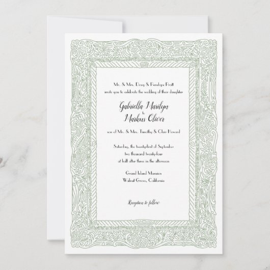 Invitation à la célébration du chef-d'oeuvre (Devant)