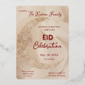 Invitation à la célébration élégante de l'Eïd  Inv (Recto)