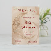 Invitation à la célébration élégante de l'Eïd  Inv (Debout devant)