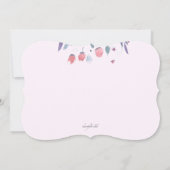 Invitation à la Célébration Florale (Dos)