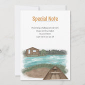 Invitation à la célébration Lakeside  (Dos)