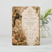 Invitation à la célébration marocaine de henné du  (Debout devant)