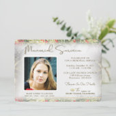 Invitation à la cérémonie commémorative de Noël Go (Debout devant)