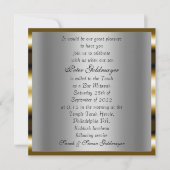 Invitation à la cérémonie de Bar Mitzvah (Devant)