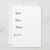 Invitation à la cérémonie de conscription de SGI G (Dos)