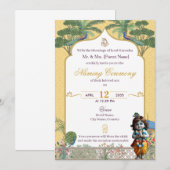 Invitation à la cérémonie de nommage de bébé Krish (Devant / Derrière)