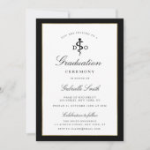 invitation à la cérémonie de remise de diplômes DO (Devant)