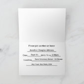 Invitation à la cérémonie de remise de manteau bla (Intérieur)