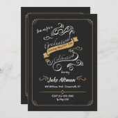 Invitation à la cérémonie de remise des diplômes (Devant / Derrière)