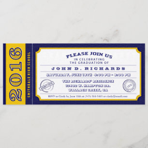 Invitation à la cérémonie de remise des diplômes B