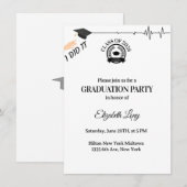 Invitation à la Cérémonie de Remise des Diplômes d (Devant / Derrière)