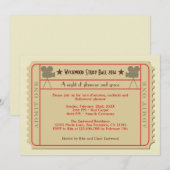 Invitation à la cérémonie de remise des prix Movie (Devant / Derrière)