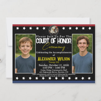 Invitation à la cérémonie de réussite de l'éclaire