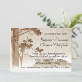 Invitation à la cérémonie d'engagement (Debout devant)