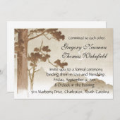 Invitation à la cérémonie d'engagement (Devant / Derrière)