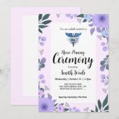 Invitation à la Cérémonie d'Épinglage des Infirmiè (Devant / Derrière)