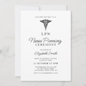 invitation à la cérémonie d'épinglage simple et mo (Devant)