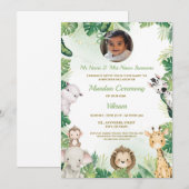 Invitation à la cérémonie indienne de Mundan, Invi (Devant / Derrière)