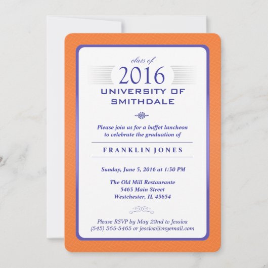 Invitation à la cérémonie officielle de remise des (Devant)